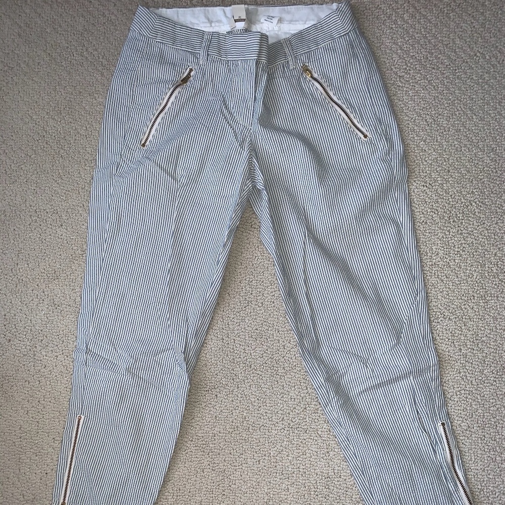 J.Crew Seersucker Crop Pants